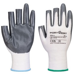 GANT GRIP 13 EN NITRILE (12 PAIRES)  Colour:Blanc/Gris