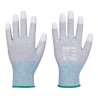 GANT PAUME ENDUITE PU ESD - PAQUET DE 12  Colour:Gris/Blanc