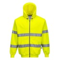 SWEAT ZIP HIVIS À CAPUCHE  Colour:Jaune