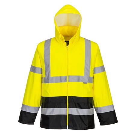VESTE DE PLUIE HI-VIS BICOLORE   Colour:Jaune/Noir