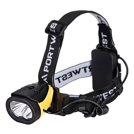 LAMPE FRONTALE DUAL POWER Colour:Jaune/Noir