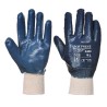 GANT NITRILE, POIGNET TRICOT  Colour:Marine