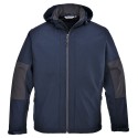 SOFTSHELL AVEC CAPUCHE (3 COUCHES)  Colour:Marine