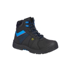BOTTE DE SÉCURITÉ PORTWEST COMPOSITELITE PROTECTOR S3 ESD HRO  Colour:Noir/Bleu