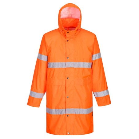 MANTEAU DE PLUIE HAUTE VISIBILITÉ 100 CM   Colour:Orange