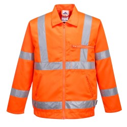 BLOUSON HAUTE-VISIBILITÉ BICOLORE   Colour:Orange