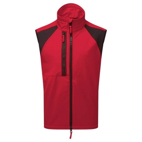 GILET SOFTSHELL WX2 (2L)  Colour:Rouge foncé