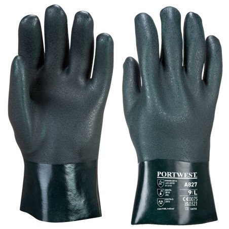 GANT PVC 27CM DOUBLE TREMPAGE Taille / Pointure:XL Colour:Vert