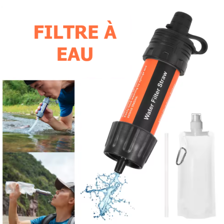 Filtre à Eau d'Extérieur avec Paille  