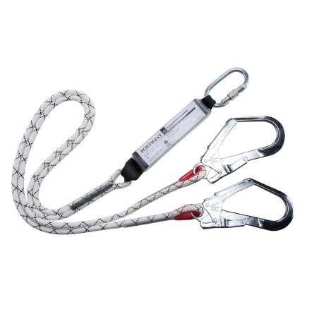 LANIÈRE DOUBLE AVEC ABSORBEUR DE CHOC Colour:Blanc