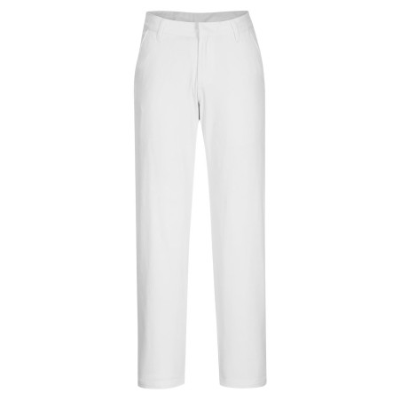PANTALON FEMME CHINO SLIM STRETCH EXTENSIBLE  Colour:Blanc